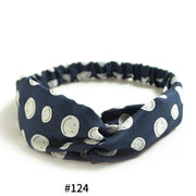 Elastic cross headband