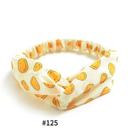 Elastic cross headband