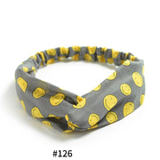 Elastic cross headband