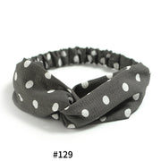 Elastic cross headband