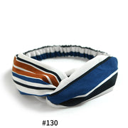 Elastic cross headband