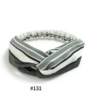 Elastic cross headband