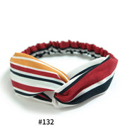 Elastic cross headband