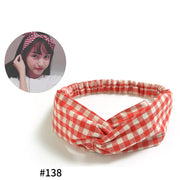 Elastic cross headband