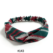 Elastic cross headband
