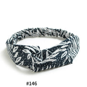 Elastic cross headband