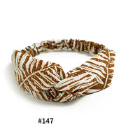 Elastic cross headband