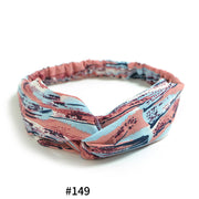 Elastic cross headband